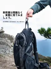 探検者用アウトドアD型アルミ合金カラビナ【多機能バックパック用・安全フック・軽量】