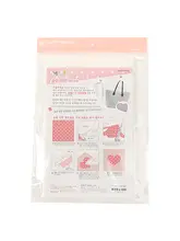 輸入ハッピーベアの布製接着ラベル【アイロン対応・両面透明熱溶接】