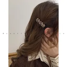 FUNCOCO ヴィンテージ風レオパードヘア クリップ【サイドバング用・前髪用】