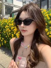 レトロキャットアイサングラス【高級感・紫外線防止・女性用】