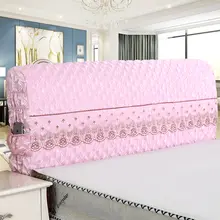全包型 ベッドヘッドカバー【モダンデザイン・アーチ型・防塵・ファブリック】