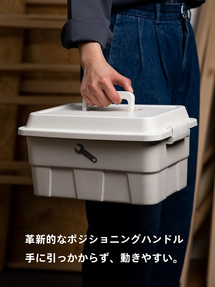 持ち運び便利なツールボックス【多機能・収納ケース・ハンドル付き】