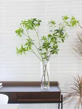 リアルな観葉植物 吊り鐘植物 室内景観 用のフェイクフラワー フロアディスプレイ 装飾