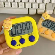 タイマー ストップウォッチ アラーム 可愛い くま マスコット カウントダウン キッチン 料理 美容 勉強 運動 目覚まし時計