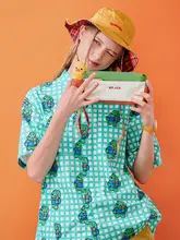 ペンケース 収納ポーチ レディース 女子学生 ファスナー付き ハンドル付き シンプル かわいい インスタ映え 通学 携帯用 「mrace」