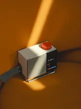 Bluetoothスピーカー デスクトップスピーカー ヴィンテージ コンパクト PC用 ギフト オレンジ 「syitren」