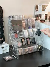 アクリル製の多層ディスプレイ香水ラック【化粧品収納・スキンケア用品用】