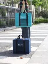 大容量 アルミ箔保温バッグ【折りたたみ式・テイクアウト用・キャンプ・保冷】