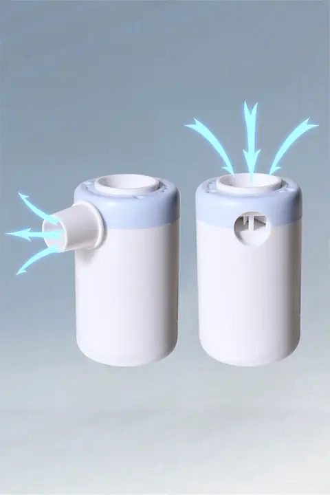 アウトドア用電動ワイヤレス空気入れポンプ【キャンプ・プール用・ポータブル・真空圧縮袋対応】