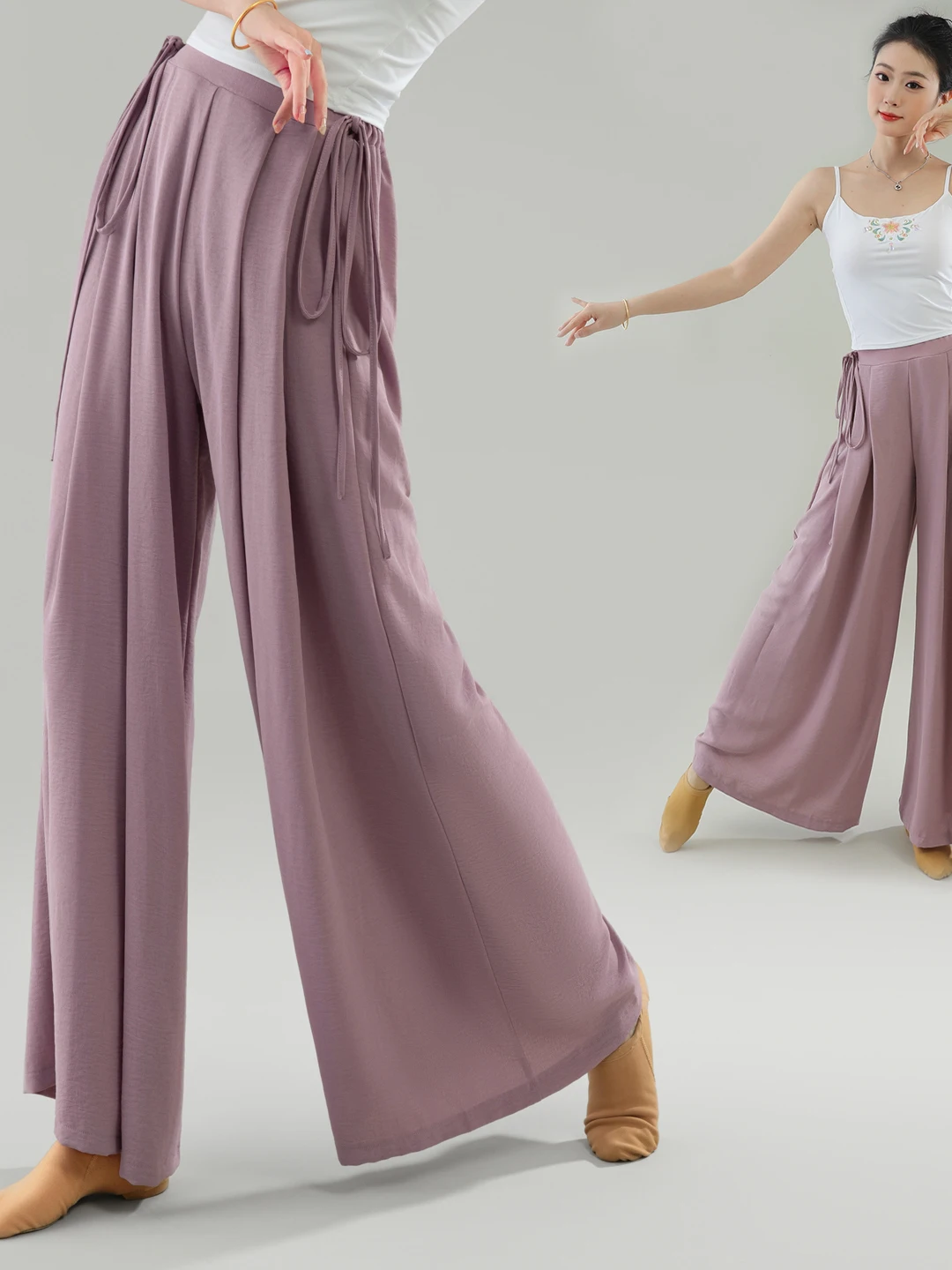 盆踊りの服装としてのクラシックダンス用サイドリボン付き練習服の選び方