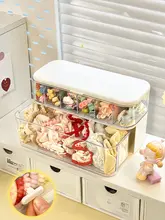 子供用ヘアゴム収納ボックス【分割収納・大容量・ふた付き】