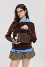 ボストン型ハンドバッグ【女性用・パウダーピンク・クッションデザイン】
