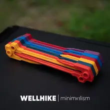 WELLHIKE アウトドア用 カラフルな積み木スタイルの地釘【耐久性・軽量・キャンプ用】（セットアップ対応）