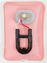 かわいいクマデザインの充電式湯たんぽ【毛布素材・穴あけ不要】