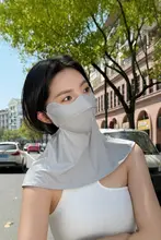 5D立体デザイン 夏用ネックカバー【アイスシルク・日焼け防止・アウトドア・ゴルフ・自転車用】