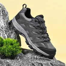 木林森 メンズ登山靴【秋冬用・加绒・ハイキング・大サイズ46・防滑47】