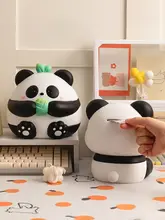 パンダデザインの子供用貯金箱【大容量・男女兼用】