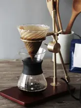 フィルター V60 ハンドドリップカップ 陶器 ガラス 自然木 無漂白