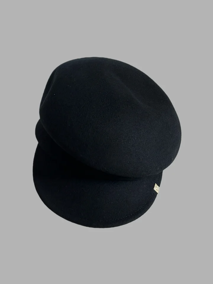 エレガントなデザイン！冬用ウールベレー帽【コーヒー色・赤色・型崩れしにくい】