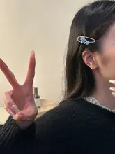 海洋生物デザインの可愛いヒトデヘアクリップ【デュッククリップ・サイドクリップ】