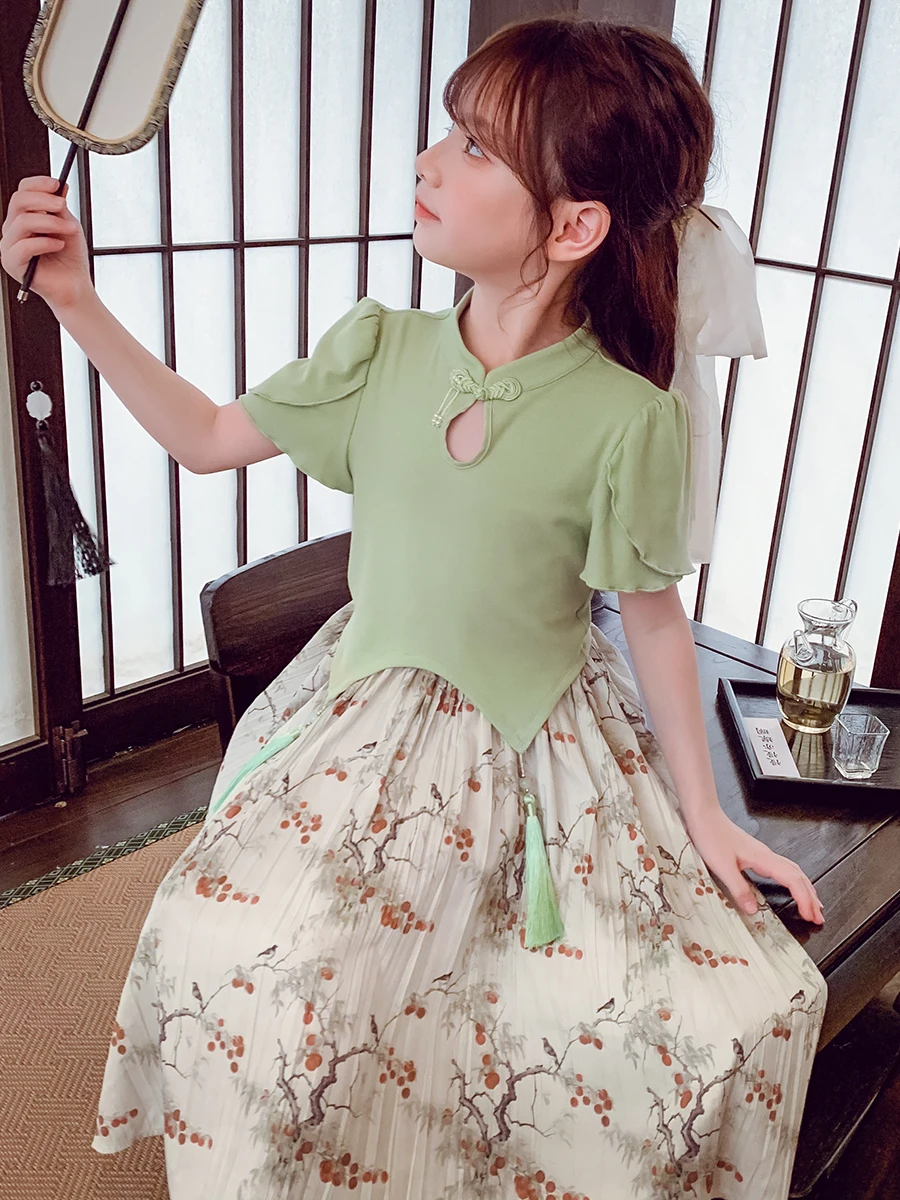 子供用国風漢服夏用ドレス：1歳半から3歳女児向けの日常着としての実用性とデザイン解析