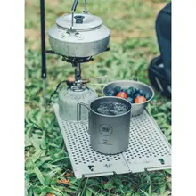 軽量で持ち運びに便利なチタン製折りたたみ水筒【アウトドア用・耐久性あり】