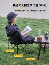 アウトドア折りたたみ椅子【携帯型・キャンプ用・ピクニック・釣り】