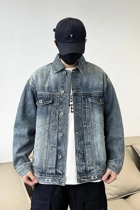 英牌 メンズ重厚デニム工装ジャケット【ヴィンテージ・秋冬用】