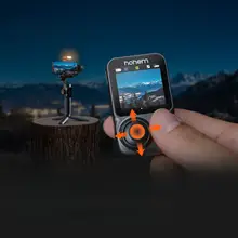 自動360度回転の携帯電話用ジンバルスタビライザー【手ブレ補正・AI追跡機能・動画撮影用】