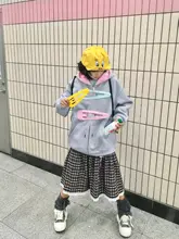 大きいサイズのフード付きパーカー【春用・カップルデザイン・ゆったりフィット・ジッパータイプ】