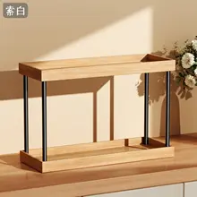 キッチン用マルチ機能デスクトップ収納ラック【多層式・高い美観・コンパクトデザイン】