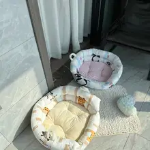 愛らしいオープン型ペットソファ【小型犬用・四季通用・クッション付き】