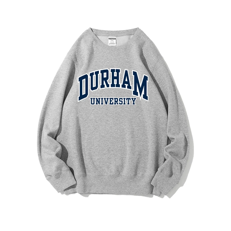 杜倫大学 長袖Tシャツ 外  套セット：大学生のカジュアルライフに最適なゆったりサイズの選択