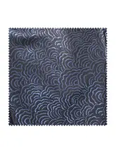 中国風 水模様の刺繍入りシャツとスカートデザイン【波模様・伝統的なスタイル】（セットアップ対応）