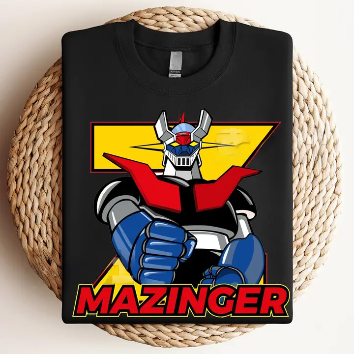 魔神Z短袖Tシャツ【コットン・アニメ関連・ワンポイントデザイン】