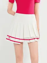 Castelbajac 高尔フ レディー  スショートスカート【夏用・アートデザイン・百褶】