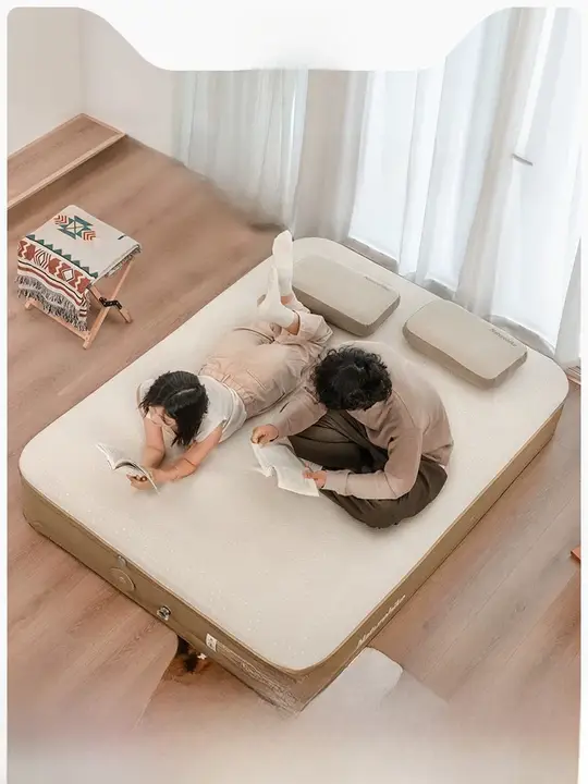自動膨張ダブルエアマットレス【家庭用・簡単設置・快適睡眠】