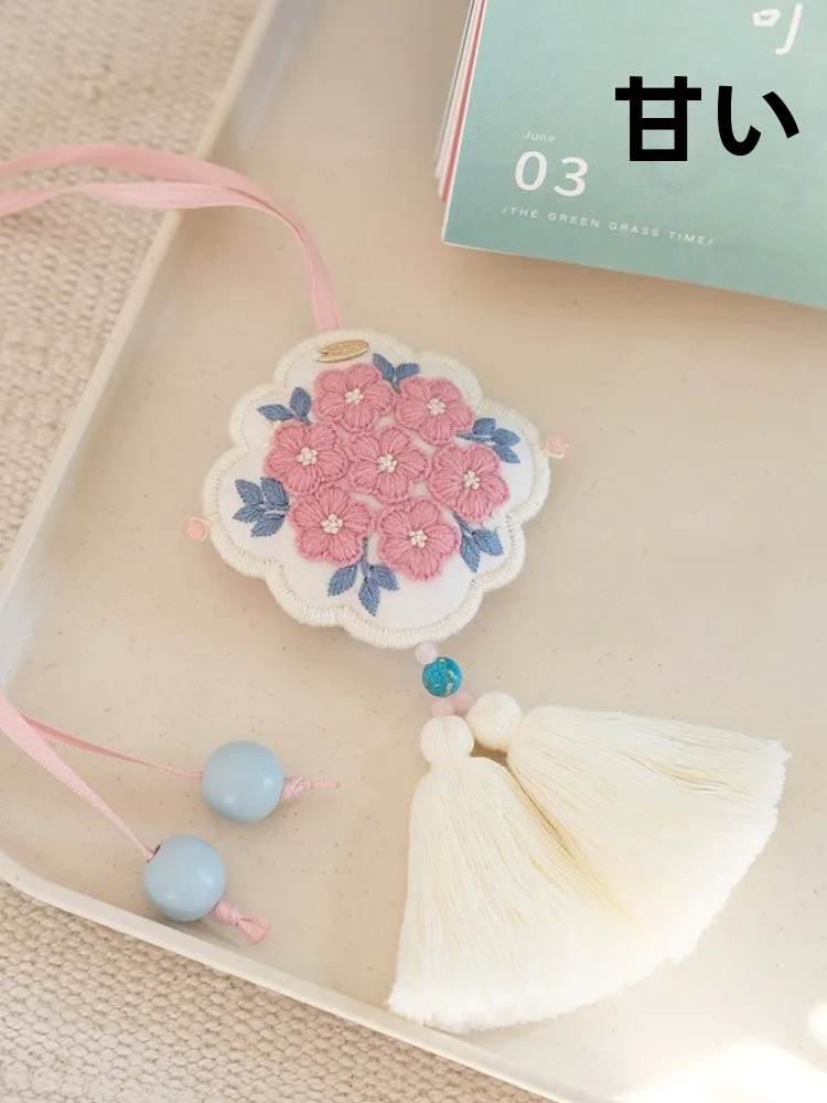 手作り DIY 花刺繍サシェ素材パッケージ：刺繍ストレッチ素材の使い方と価格比較