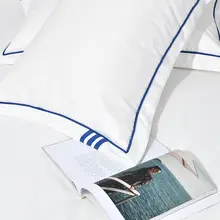 北欧風シンプルモダンベッドリネン【白色・ロープデザイン・四点セット】（セットアップ対応）