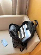 軽量ダブルショルダーバッグ【大容量・通勤・旅行用・シンプルデザイン】