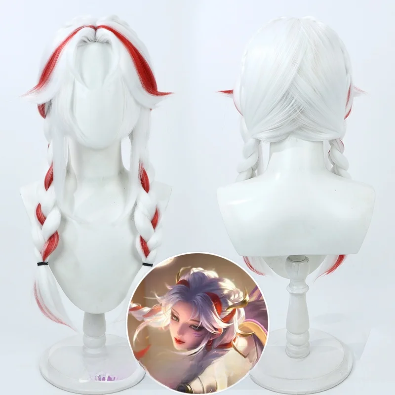 王者のキャラクターコスプレウィッグ【白色・ハイライト付き・アニメ風】の実用性と使用シーン