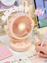 多機能デスクライト付きクリップファン【静音・充電式・オフィス用】