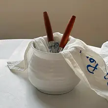 白磁製 花瓶【北欧風・多用途・陶器・シンプルデザイン】