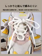 ランニングシューズ用スポーツ用丸型シューレース【防滑・耐摩耗・男女兼用】