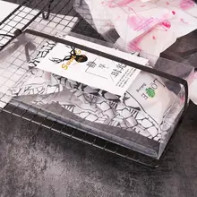 お菓子用ラッピングボックス【透明・シルクリボン付き・フルーツティー用ギフトボックス】