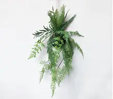 フェイクシダ植物 天井吊りボール インテリア装飾 植物壁景用 家庭用飾り 偽花アート