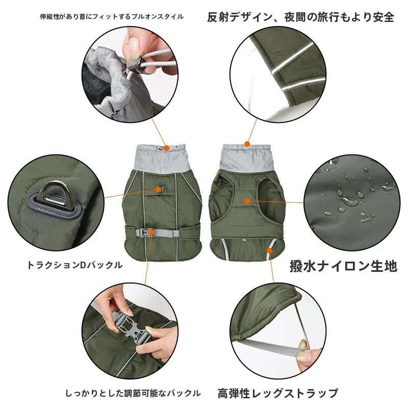犬のお散歩グッズをコスパ良く揃える方法 - 冬用防水暖かいコートの機能的特徴