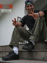 Ant Extendシリーズのバスケットボールシューズ【黒白・本革・男女兼用・スケートボード用】