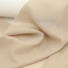 半透明のシャンパンアプリコット色の金箔加工シフォン生地【和服ウェディング装飾・DIY用】