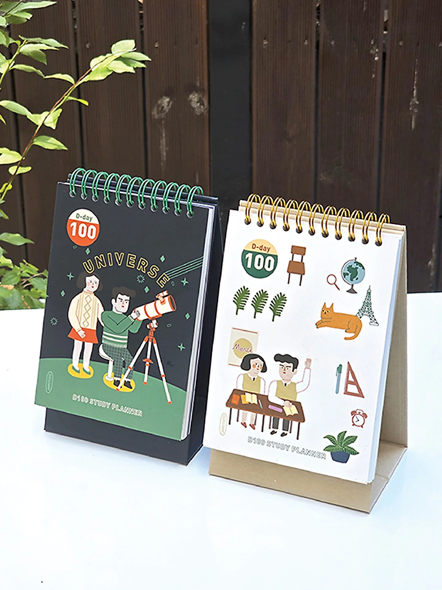 かわいいイラストの日程帳：100日間計画本の実用性と使い方